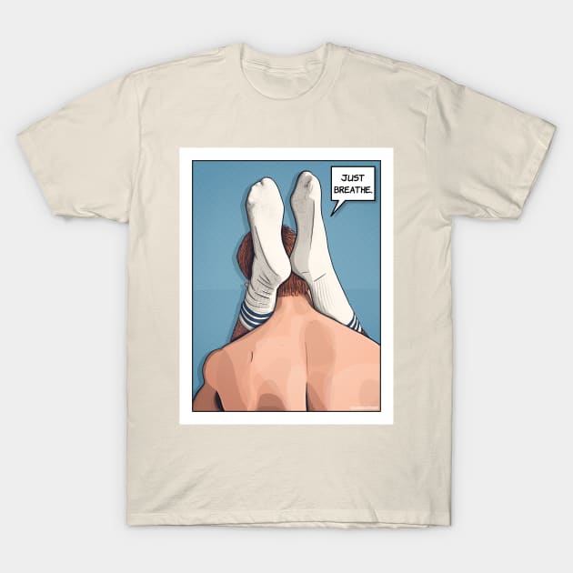 Just Breathe T-Shirt by JasonLloyd